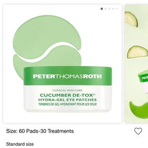 Peter Thomas Roth Cucumber De-Tox™ Hydra-Gel Eye Patches NEW
